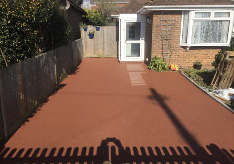 This is a photo of a new Resin bound installed in a drive carried out in a district of Darlington. All works done by Resin Driveways Darlington