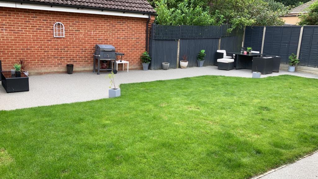 This is a photo of a Resin patio carried out in a district of Darlington. All works done by Resin Driveways Darlington